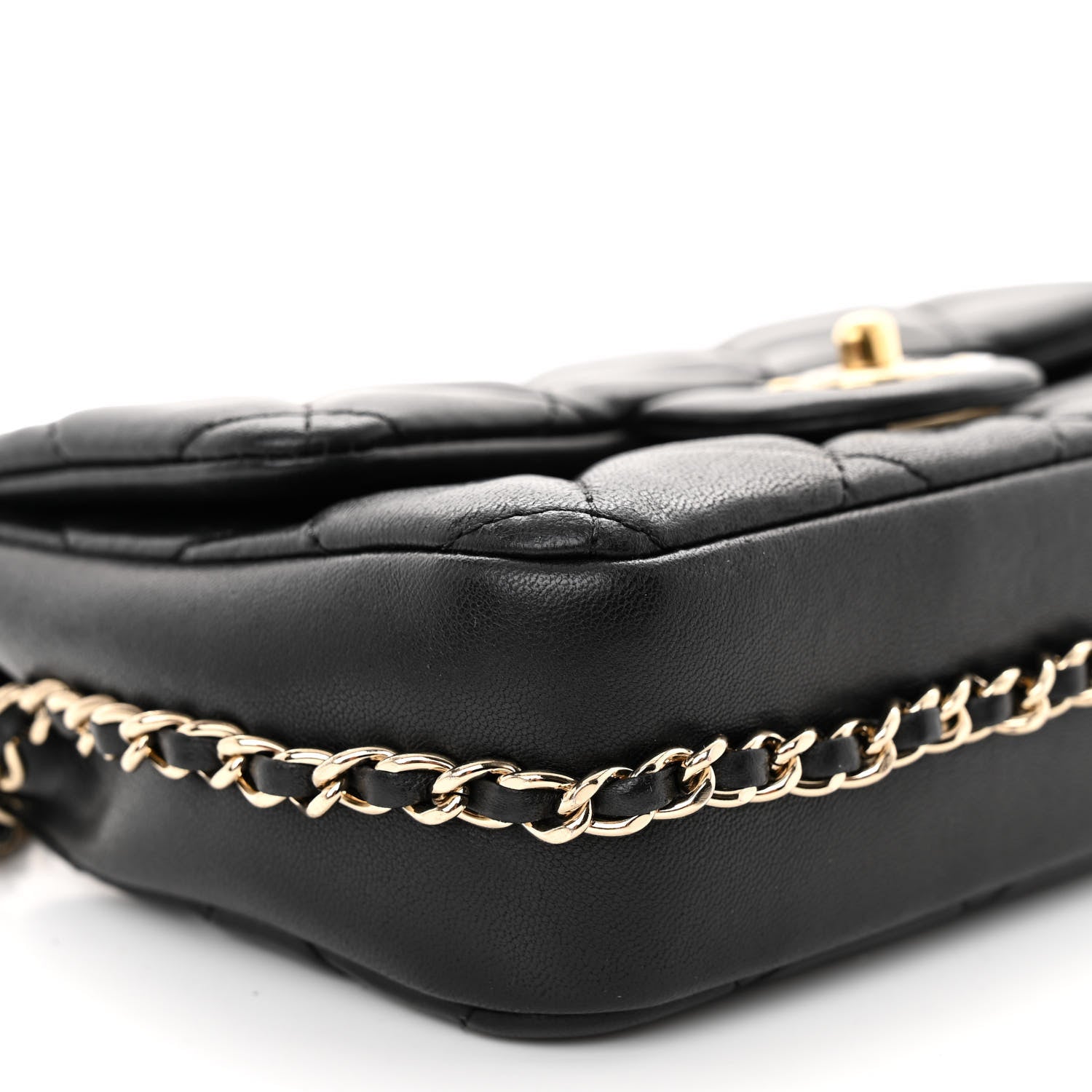 Chanel Lambskin Quilted Mini My Precious Flap Black 8 of 9