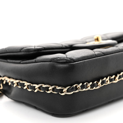 Chanel Lambskin Quilted Mini My Precious Flap Black 8 of 9