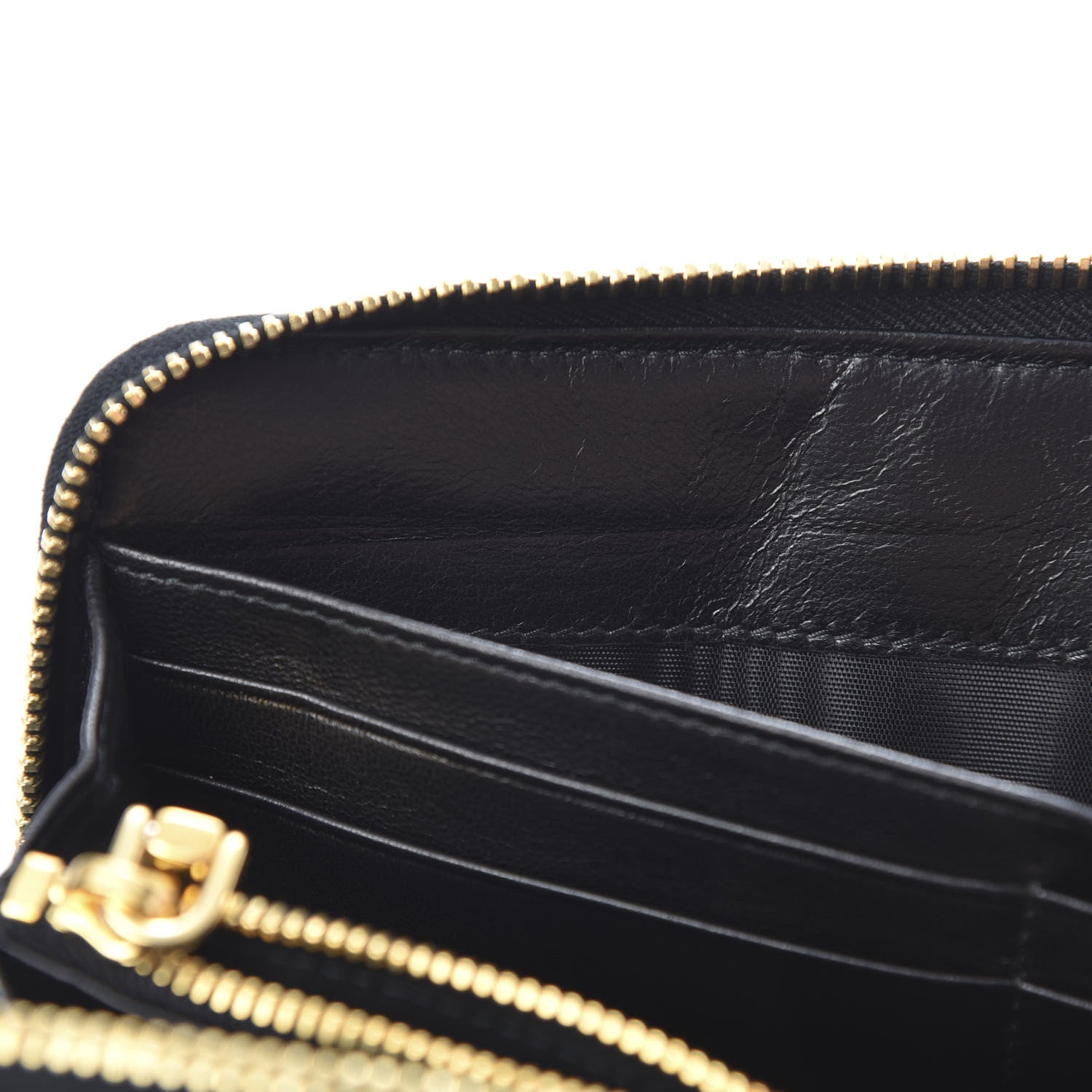 Miu Miu Nappa Quilted Zip Around Wallet Viola 8 of 9
