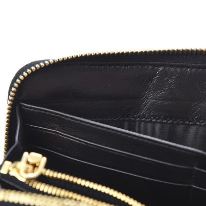 Miu Miu Nappa Quilted Zip Around Wallet Viola 8 of 9