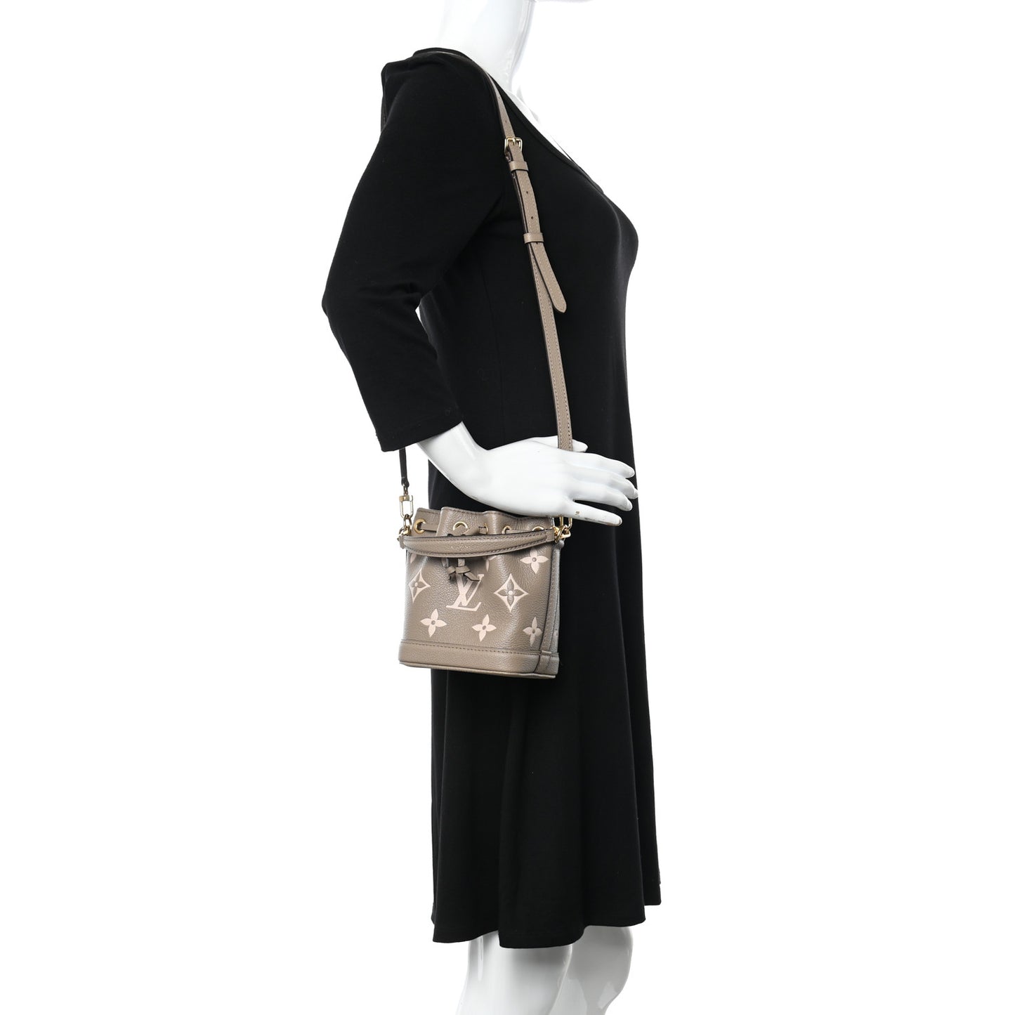 Empreinte Monogram Giant Nano Noe Tourterelle Creme