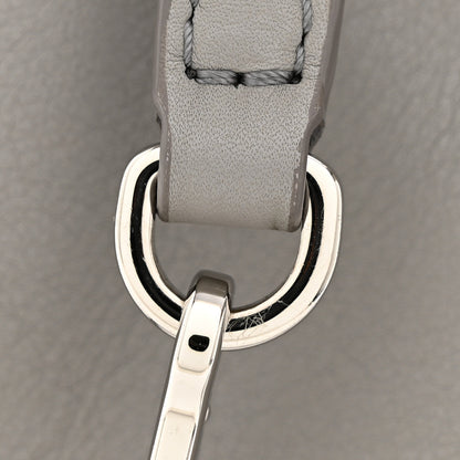 Loewe Calfskin Mini Flamenco Knot Clutch Pearl Grey 12 of 13