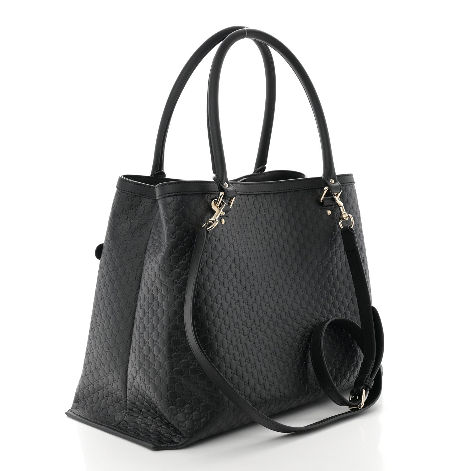 Gucci Soft Microguccissima Large Tote Black 3 of 10