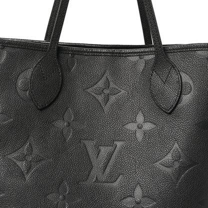 Louis Vuitton Empreinte Monogram Giant Neverfull MM Black 9 of 11