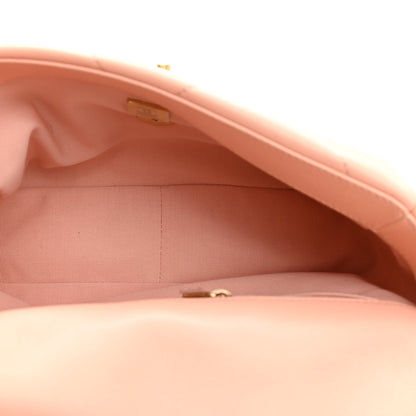 Chanel Lambskin Quilted Medium Chanel 19 Flap Light Orange 5 of 10