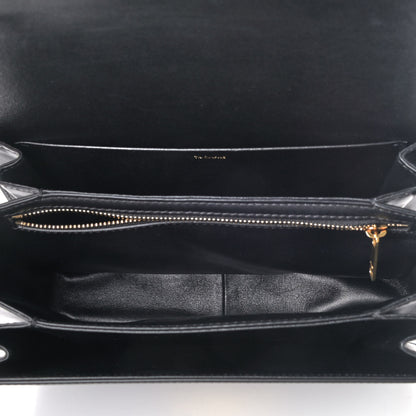 Celine Shiny Calfskin Medium Triomphe Black 4 of 4