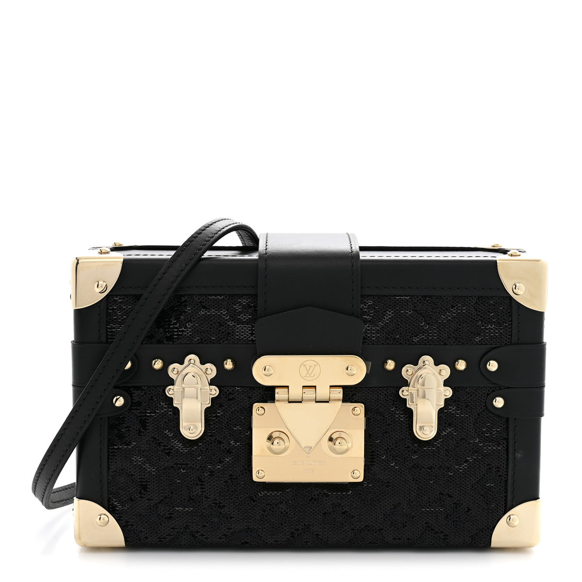 Louis Vuitton Sequins Petite Malle Black 1 of 9