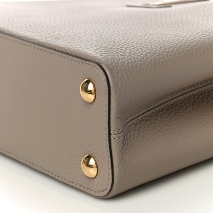 Louis Vuitton Taurillon Capucines BB Galet 9 of 10