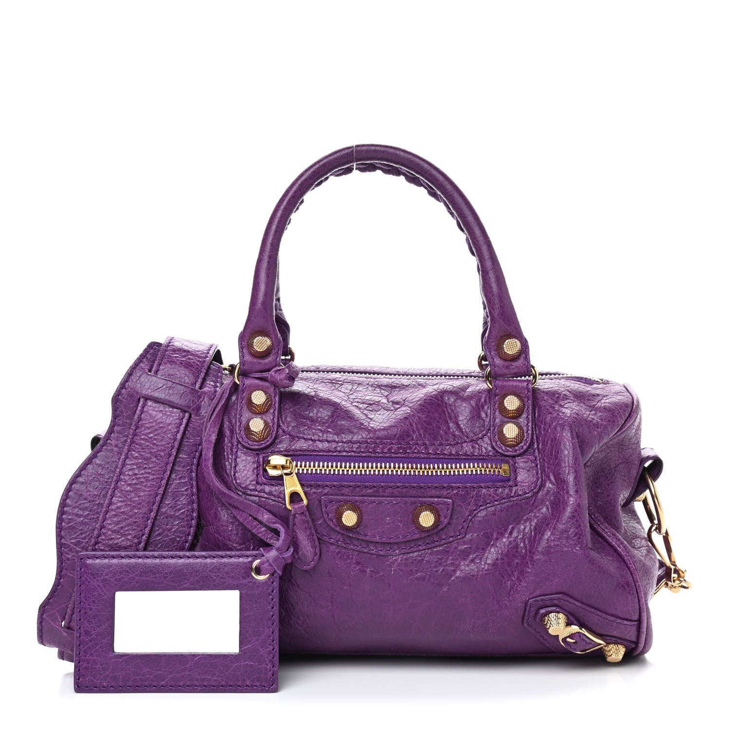 Balenciaga Agneau Giant 21 Gold Hardware Mini Twiggy Ultraviolet 1 of 9