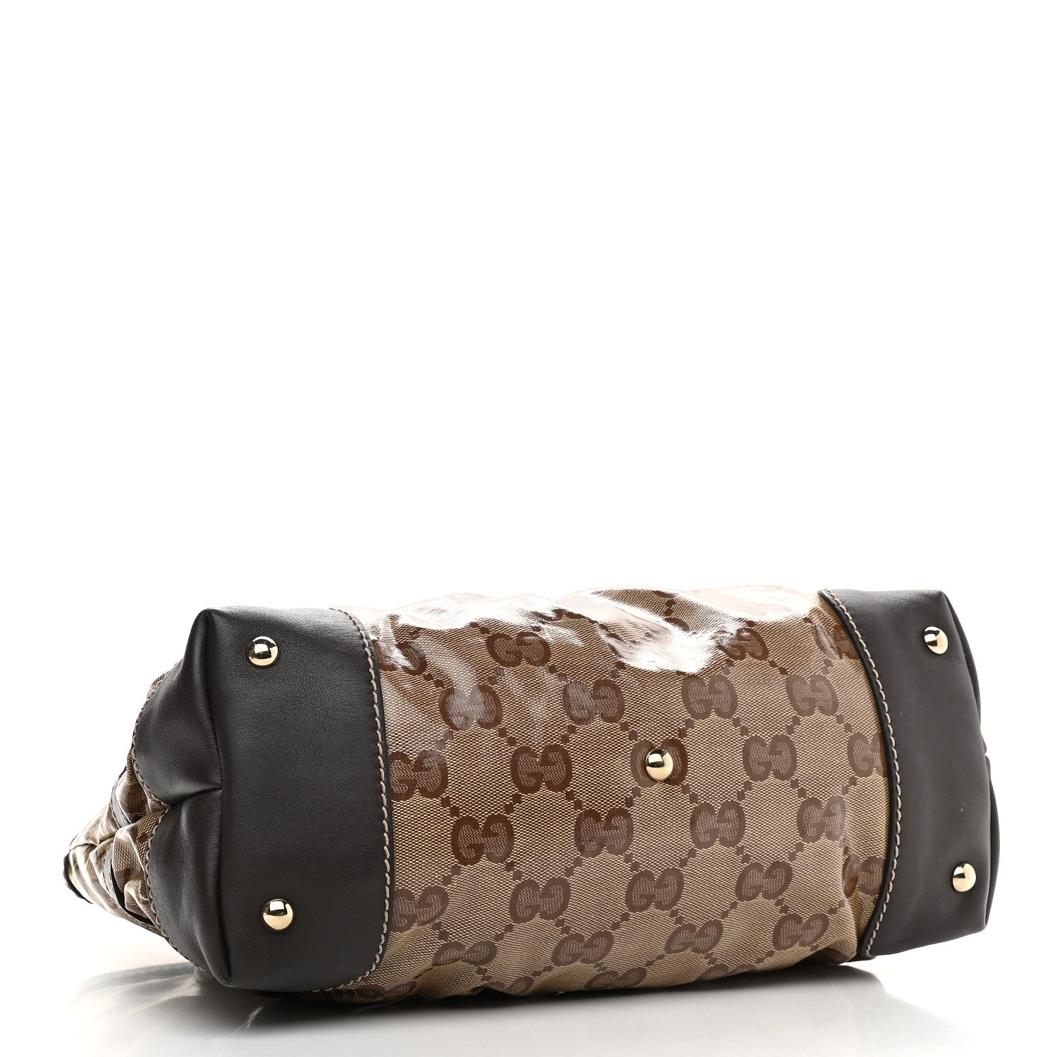 Gucci Crystal Monogram Medium Mix Tote Brown 4 of 9