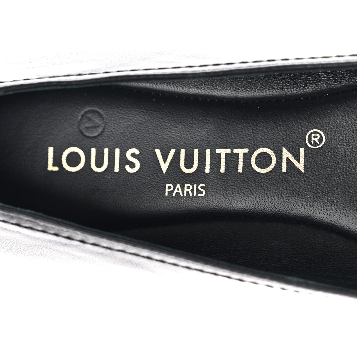 Calfskin Monogram Nylon Bow Ballerina Flats 37 Black