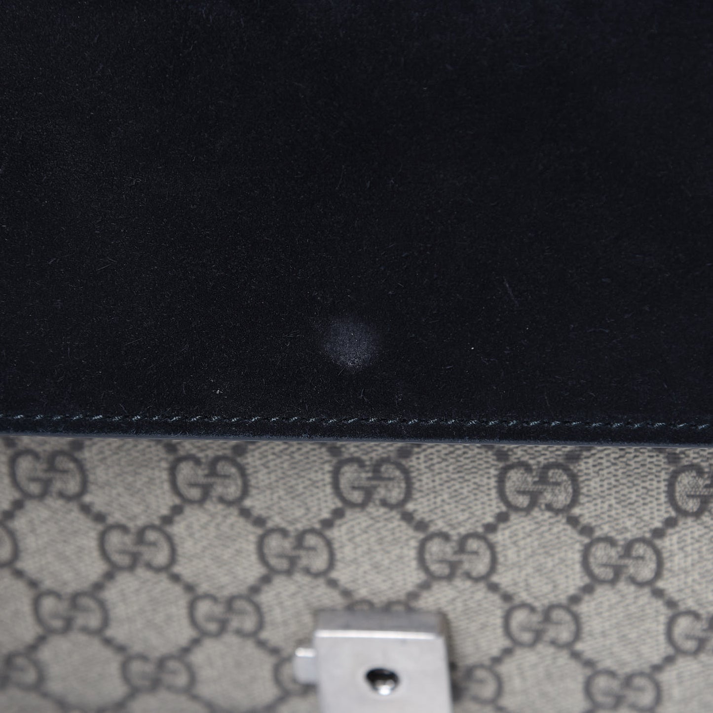 GG Supreme Monogram Small Dionysus Shoulder Bag Black