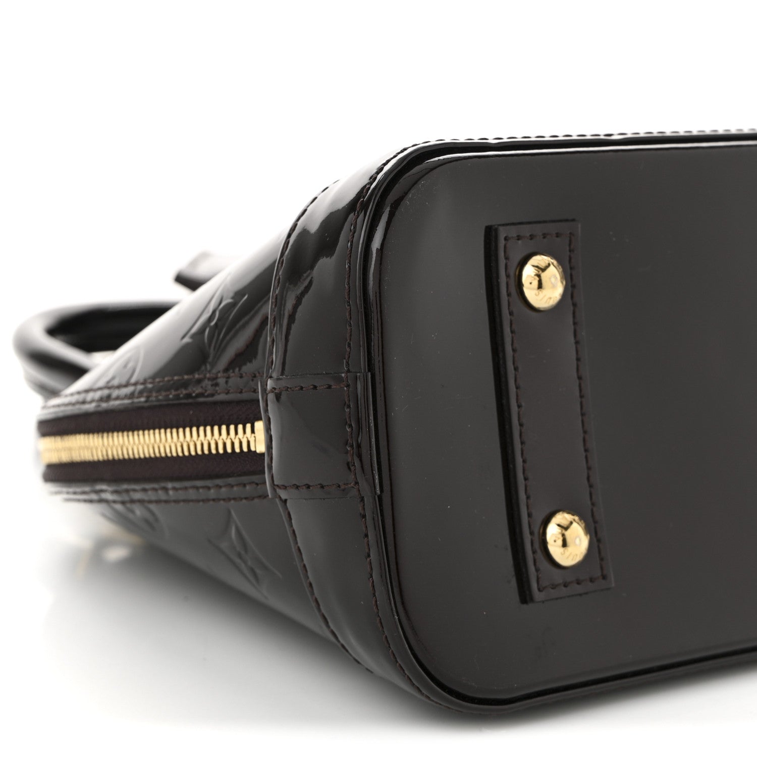 Louis Vuitton Vernis Alma BB Amarante 9 of 10