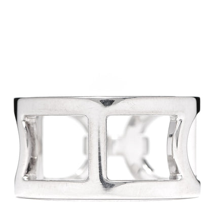 Hermes Sterling Silver MM Ever Chaine d'Ancre Ring 52 6 3 of 6