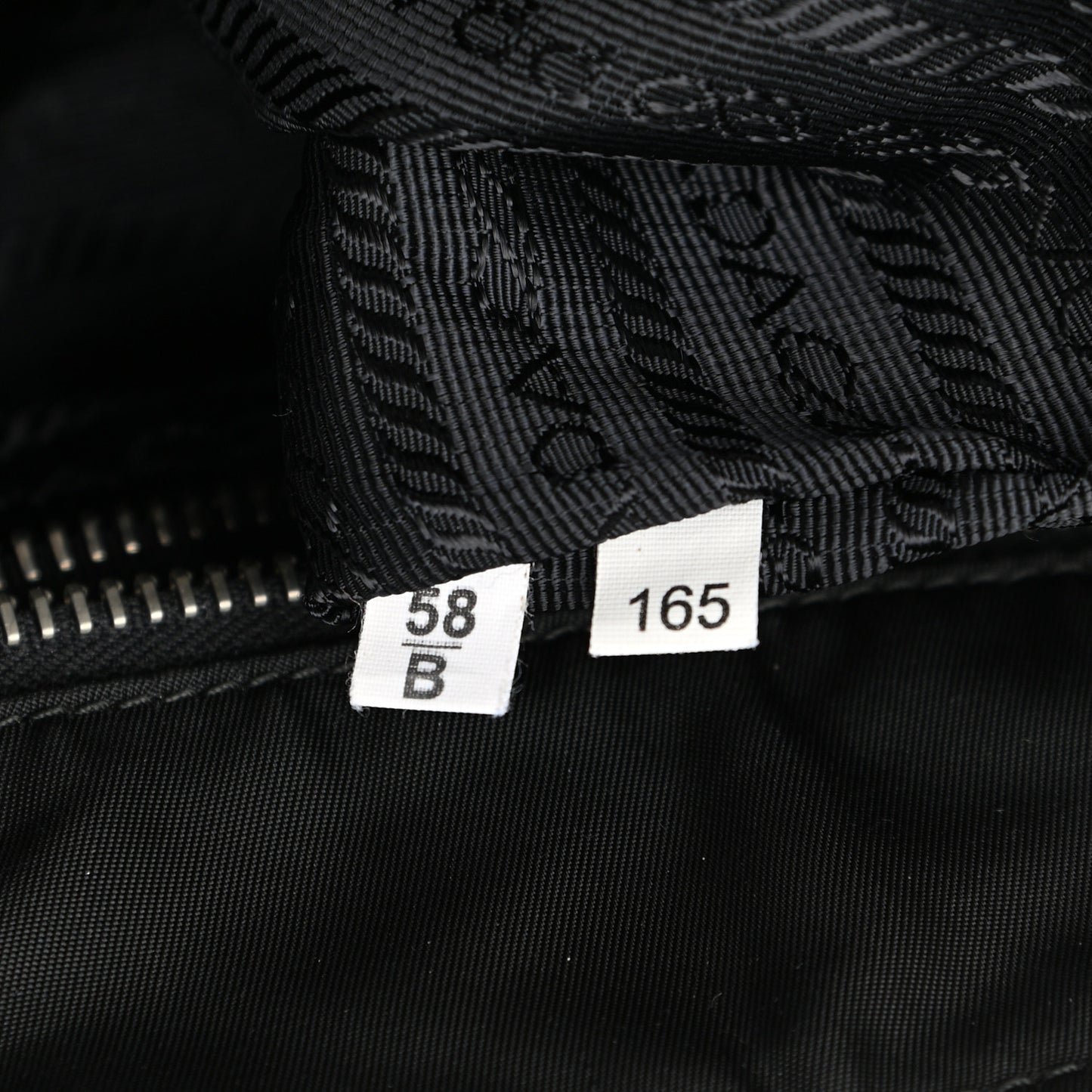 Tessuto Nylon Diaper Bag Black