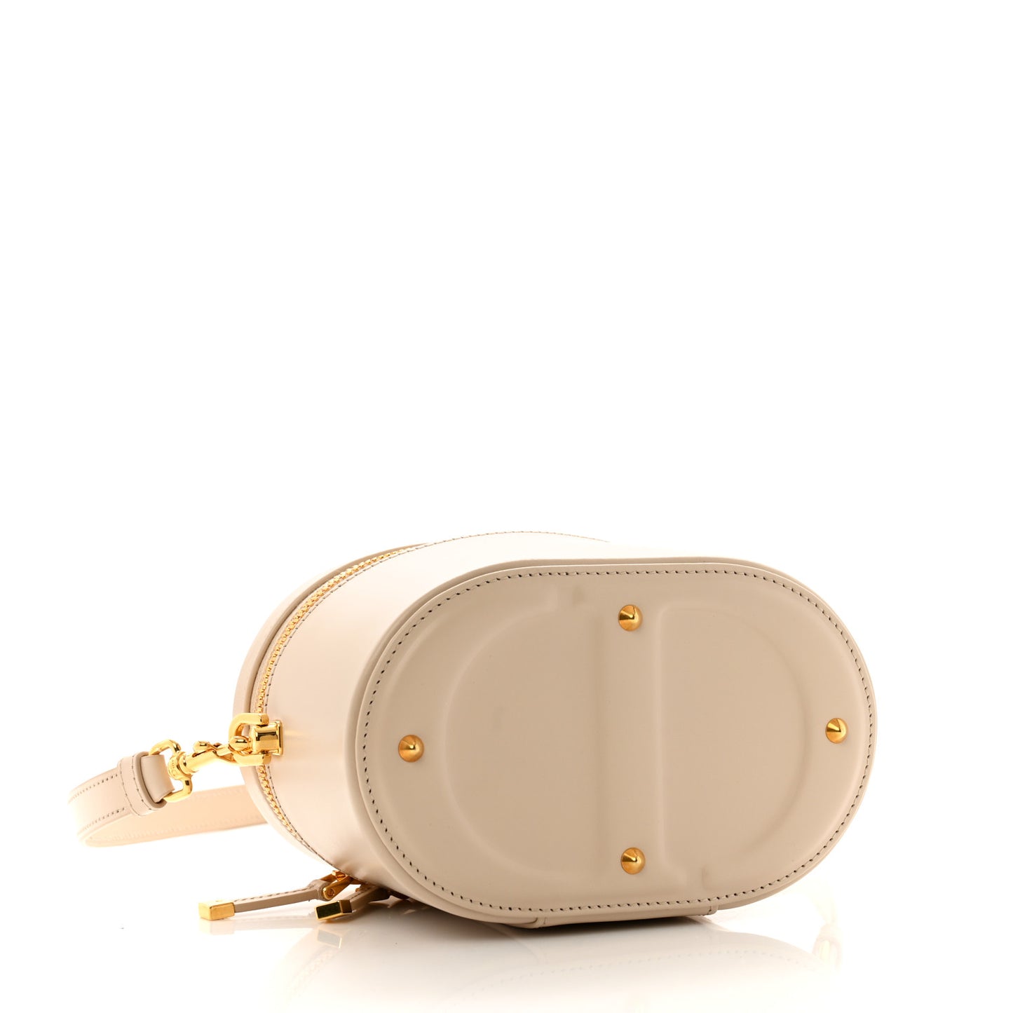 Lambskin Signature CD Vanity Case Caramel Beige