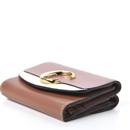 Chloe Smooth Calfskin Small C Tri-Fold Wallet Rusty Pink 6 of 10