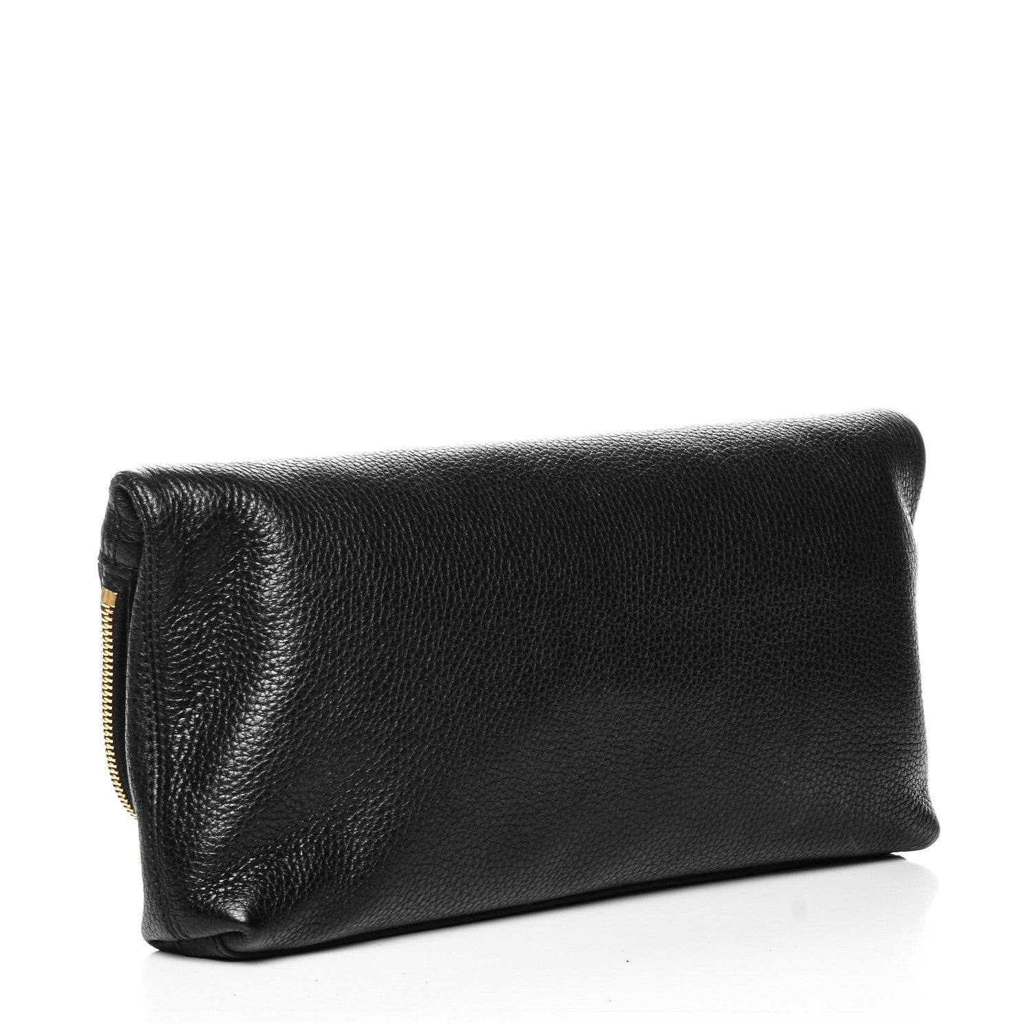 Alexander McQueen Grainy Calfskin Padlock Skull Clutch Black 3 of 7