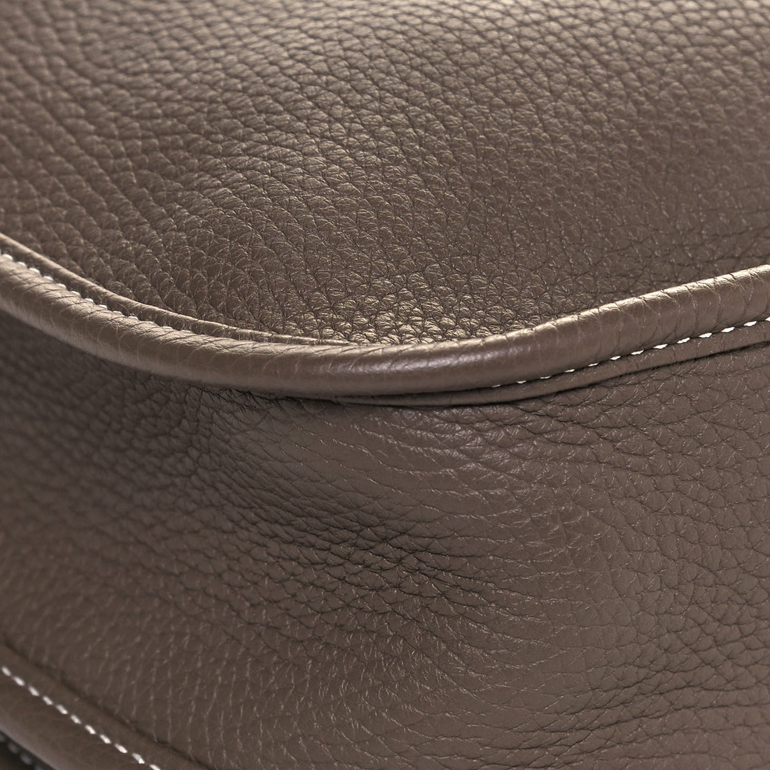 Hermes Taurillon Clemence Evelyne III PM Etoupe 8 of 12