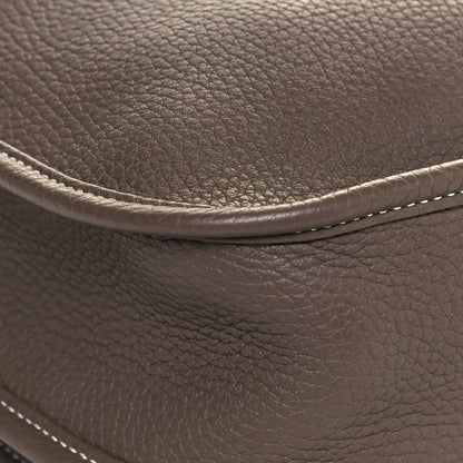 Hermes Taurillon Clemence Evelyne III PM Etoupe 8 of 12