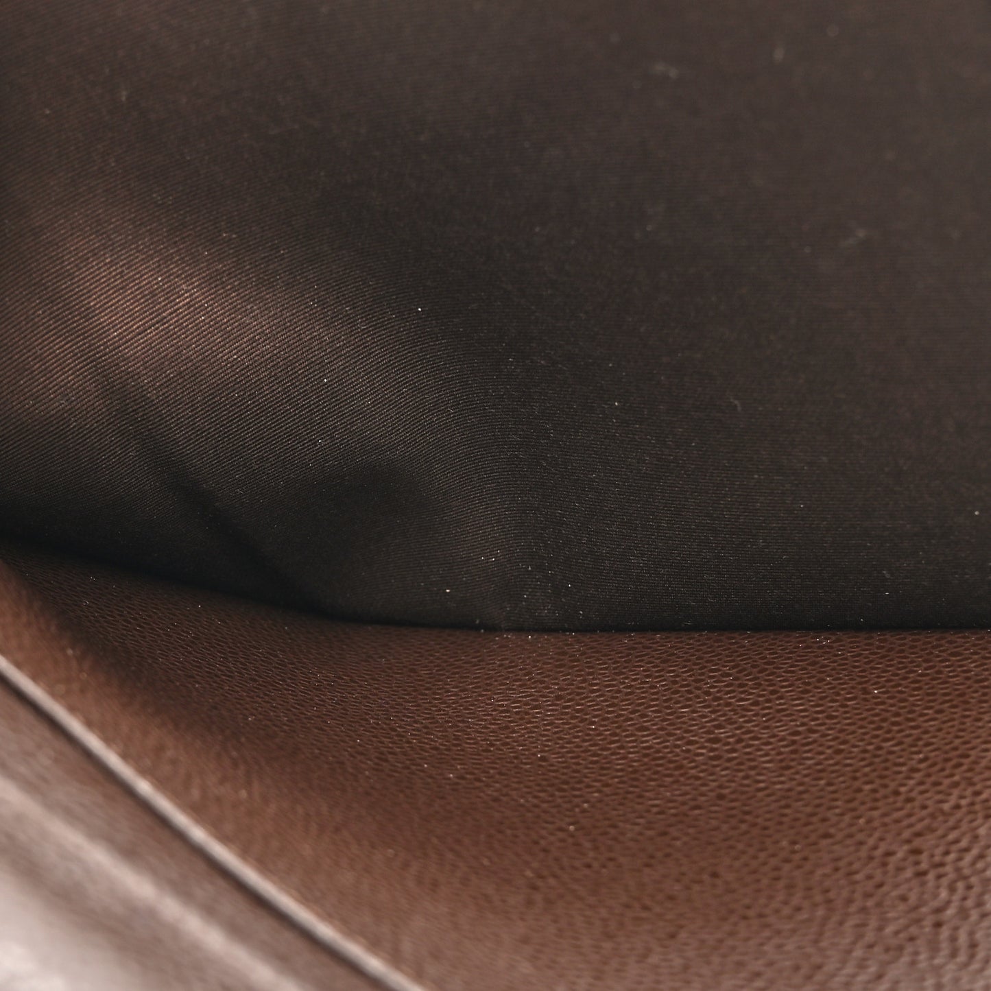 Caviar Quilted Large Agenda Cover Dark Brown