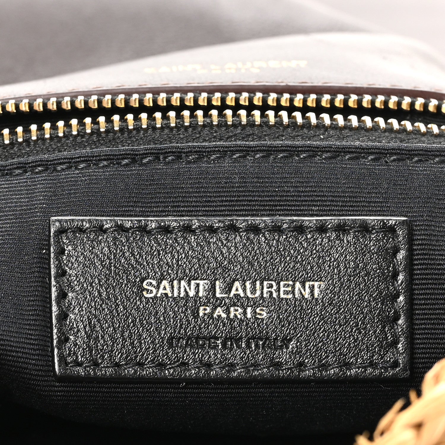 Saint Laurent Raffia Calfskin Monogram Medium Niki Chain Satchel Natural 6 of 11