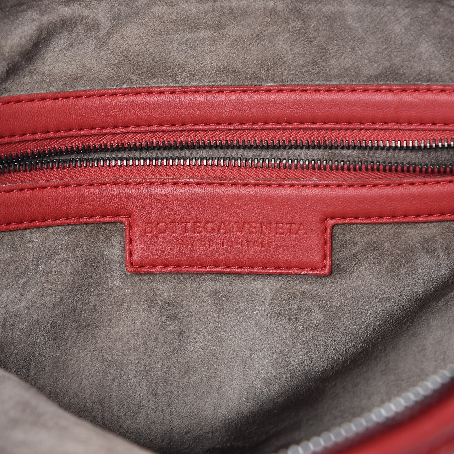 Nappa Intrecciato Nodini Crossbody Messenger Red