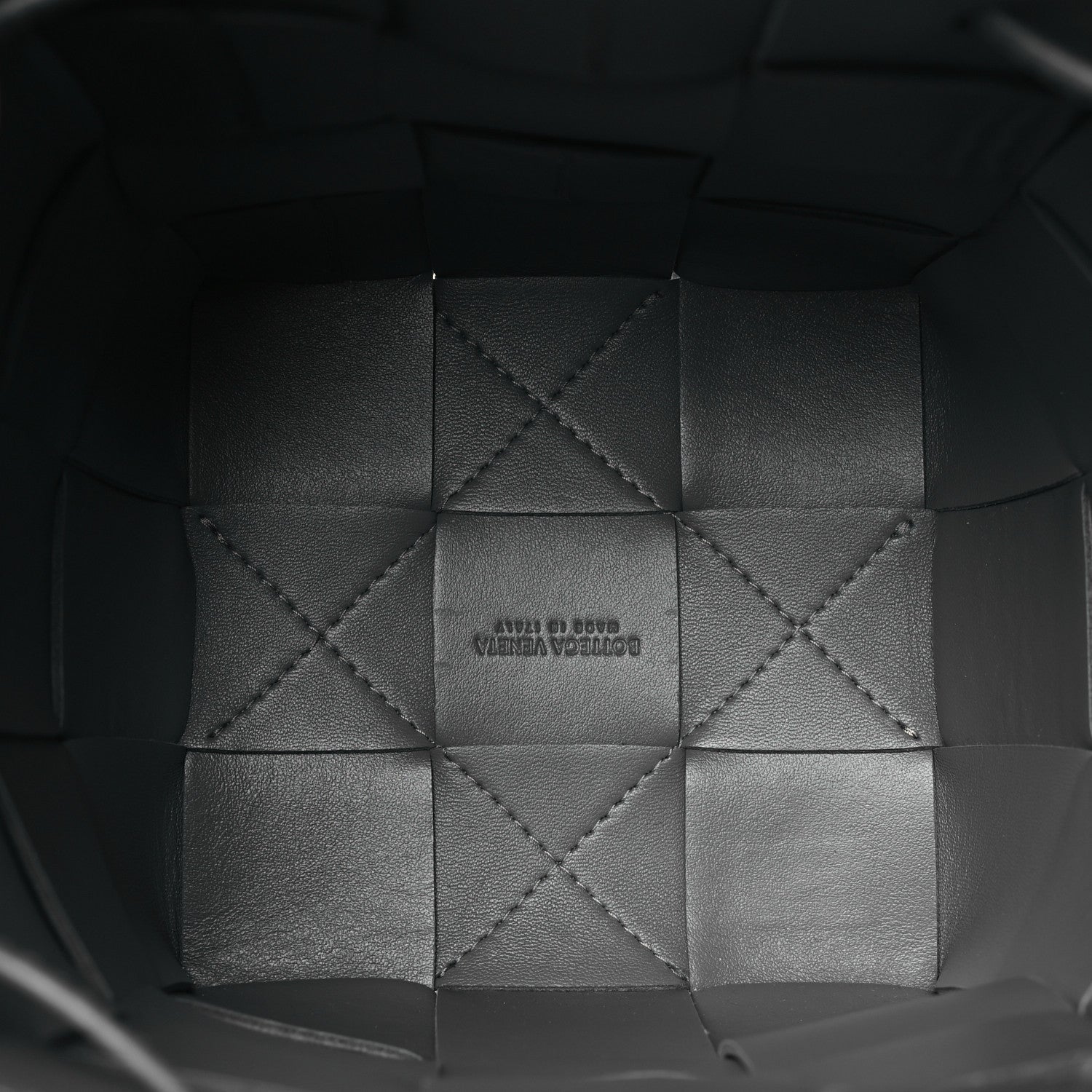 Bottega Veneta Nappa Maxi Intrecciato Small Cassette Bucket Bag Thunder 5 of 9