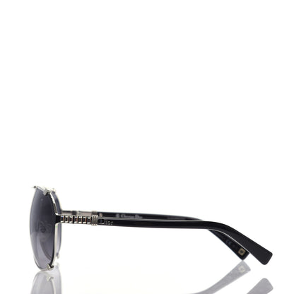 Christian Dior Metal Chicago 2 Aviator Sunglasses Black 3 of 9