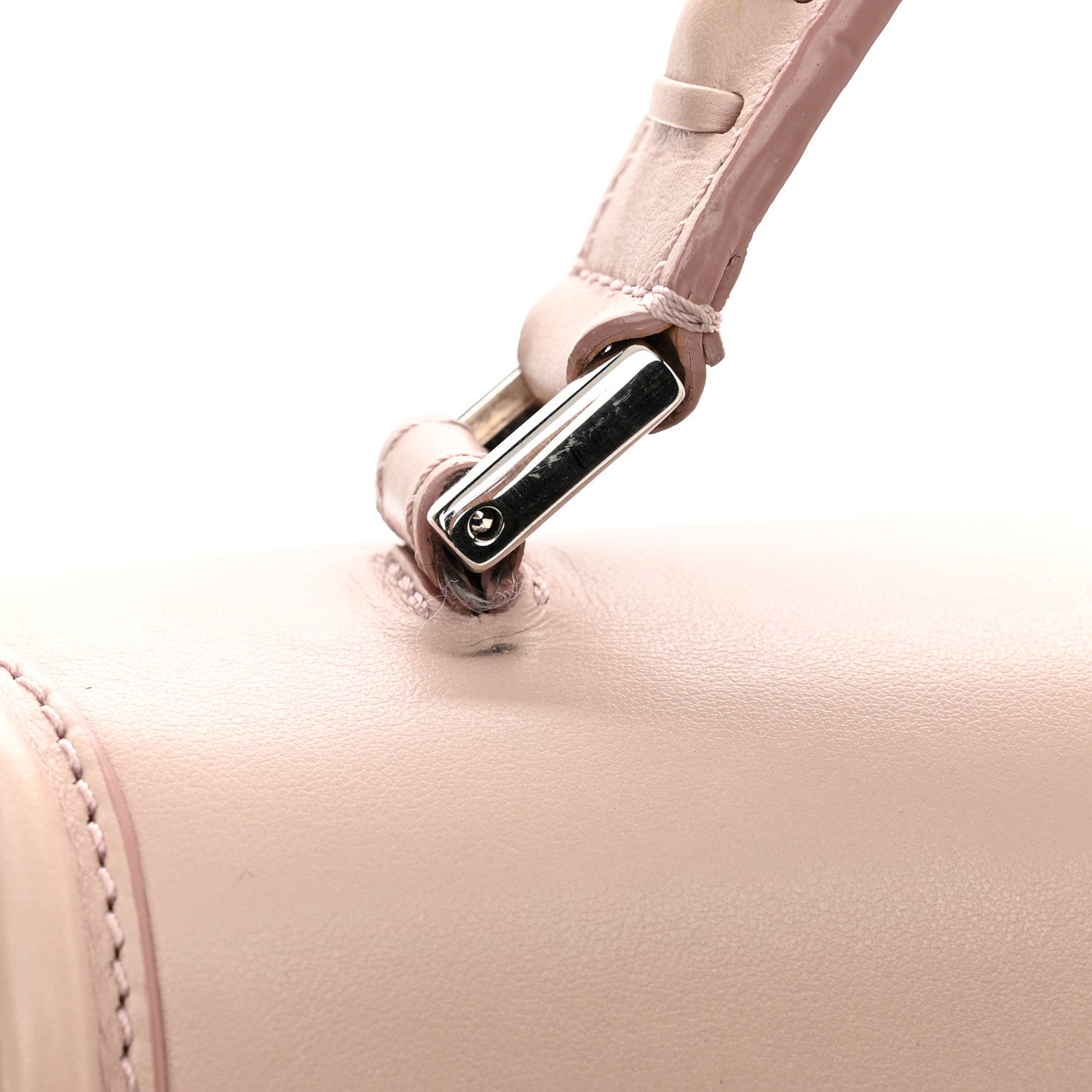 Alexander McQueen Calfskin Crystal Chain Flower Satchel Pink 11 of 12