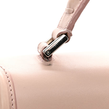 Alexander McQueen Calfskin Crystal Chain Flower Satchel Pink 11 of 12