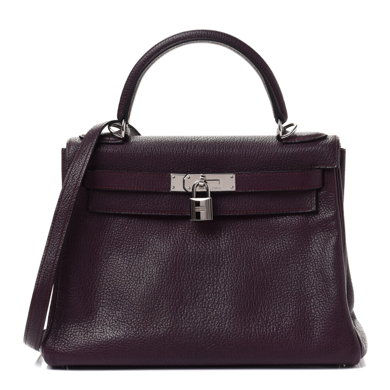 Hermes Chevre De Coromandel Kelly Retourne 28 Raisin 1 of 11