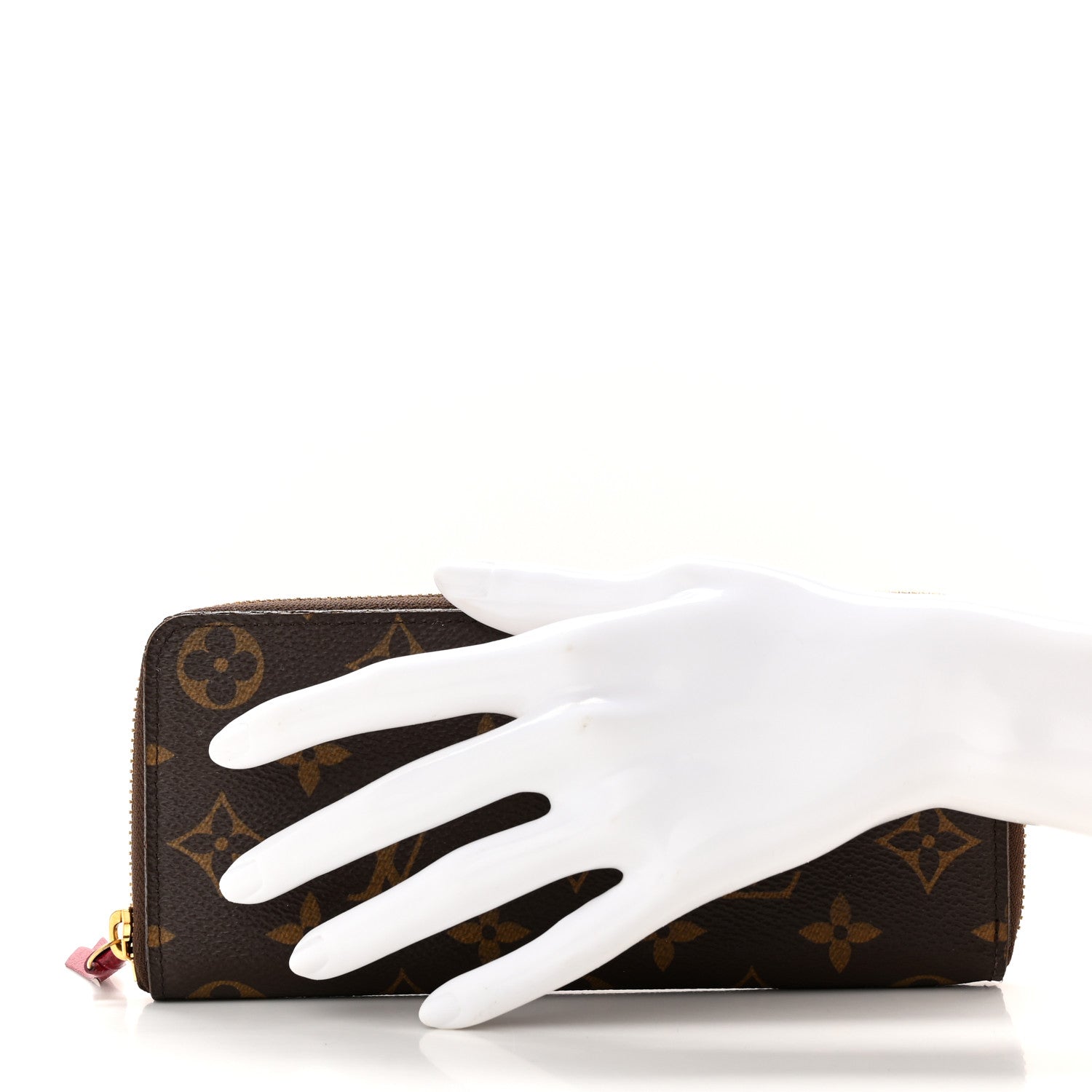 Louis Vuitton Monogram Clemence Wallet Fuchsia 2 of 12