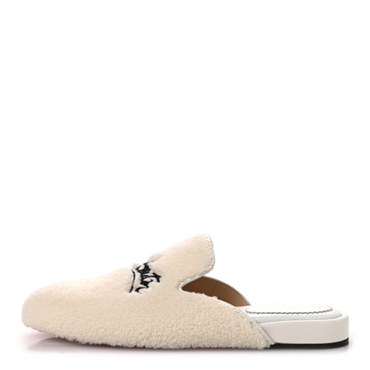 Christian Louboutin Navy Coolito Donna Slippers 38.5 White 1 of 10