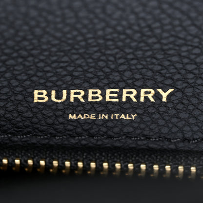 Burberry Grainy Calfskin Large Title Bag Black 7 of 18