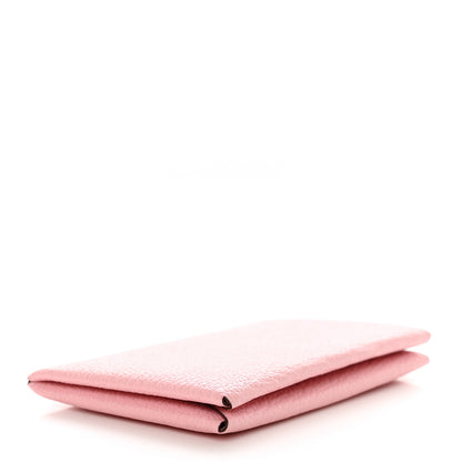 Hermes Chevre Mysore Calvi Card Case Rose Sakura 4 of 9