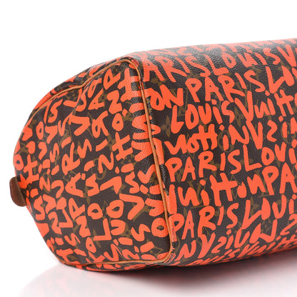 Louis Vuitton Monogram Graffiti Speedy 30 Orange 7 of 13