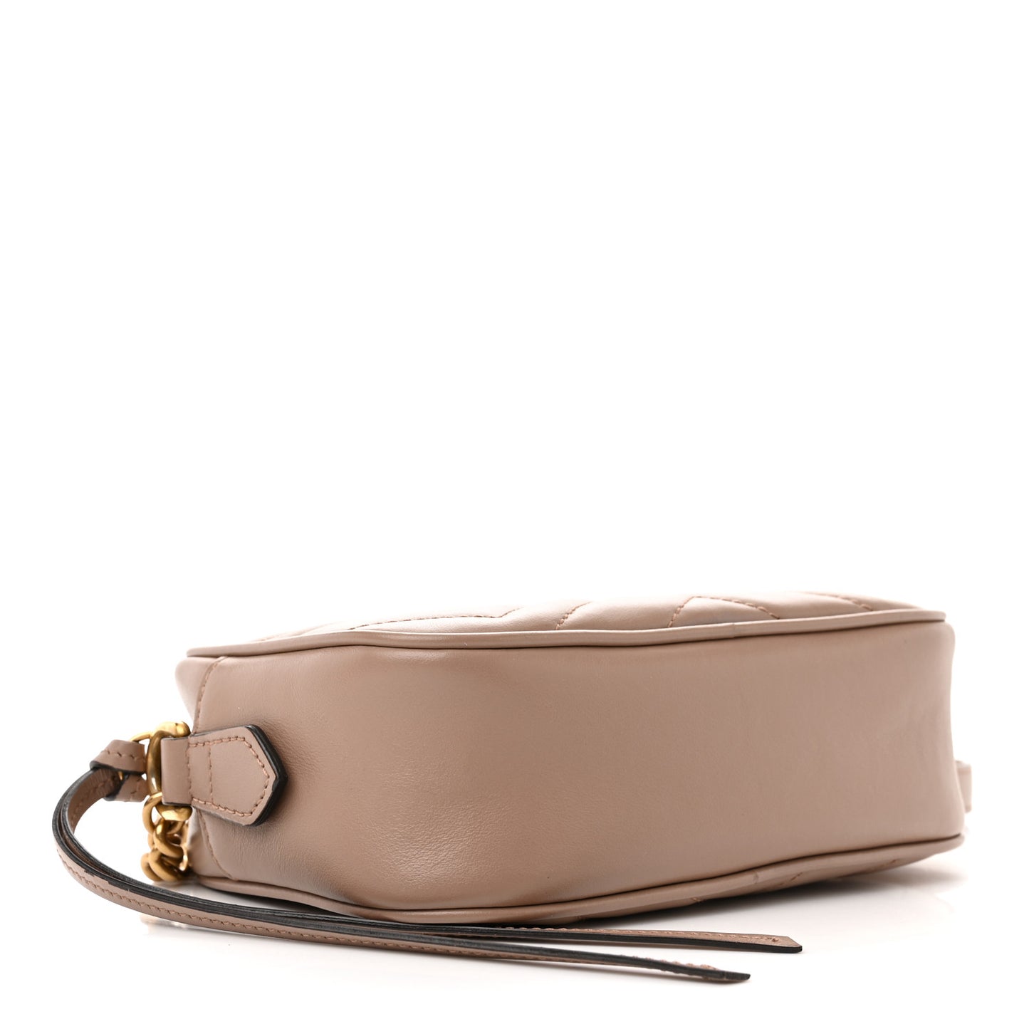 Calfskin Matelasse Mini GG Marmont Chain Shoulder Bag Porcelain Rose