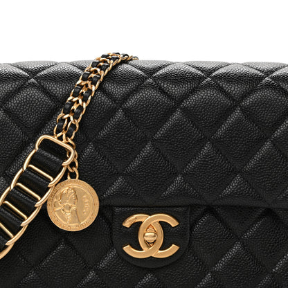 Chanel Caviar Quilted Chain Soul Flap Black 8 of 12