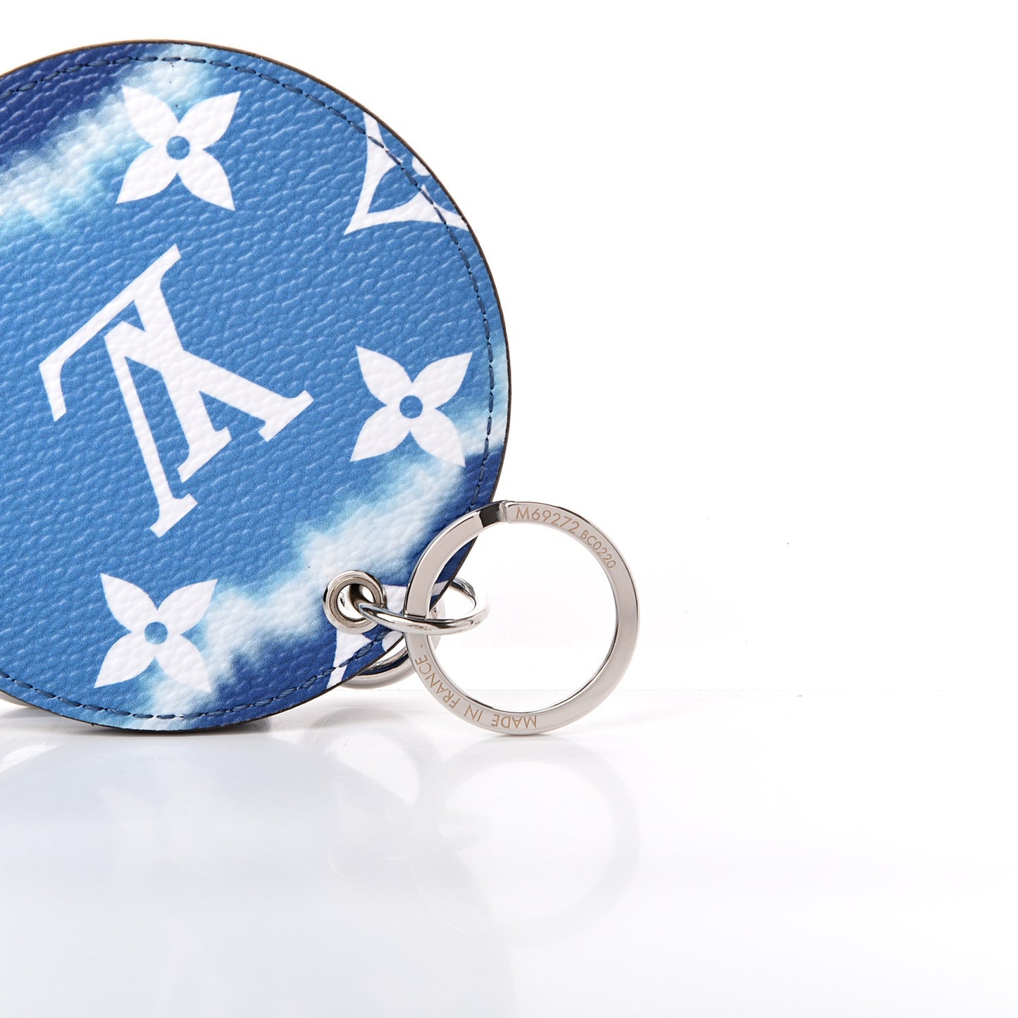 Monogram Escale Bag Charm Key Holder Blue