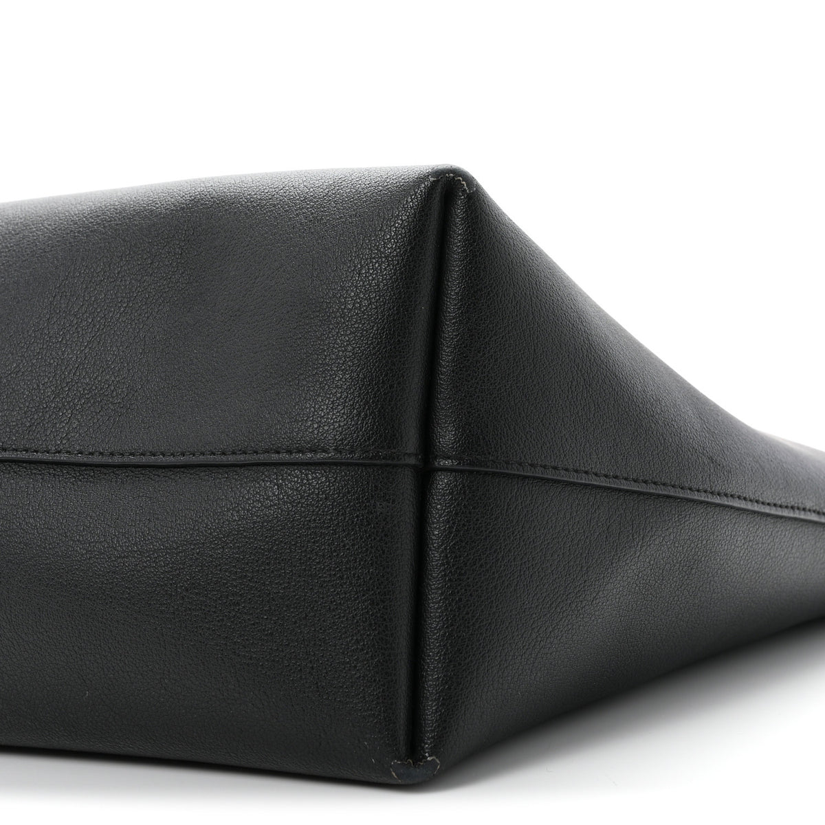 Calfskin Large Shopping Tote Black