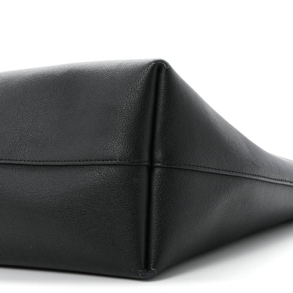 Saint Laurent Calfskin Large Shopping Tote Black 10 of 11