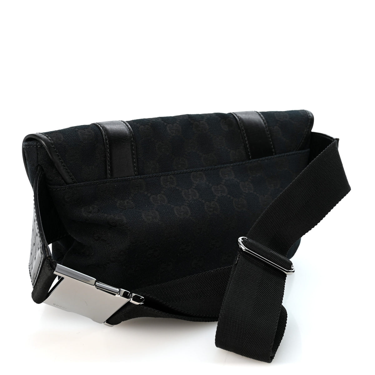 Gucci Monogram Waist Belt Bag Black 3 of 11