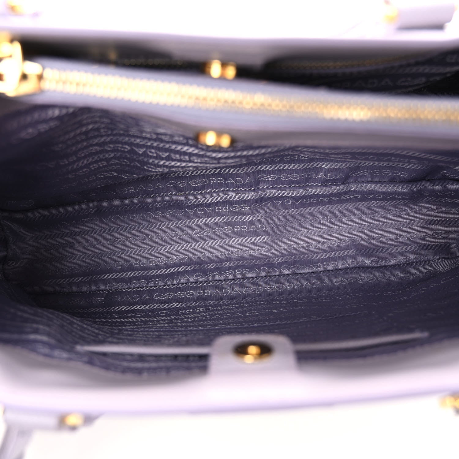 Prada Saffiano Lux Medium Tote Glicine 5 of 14
