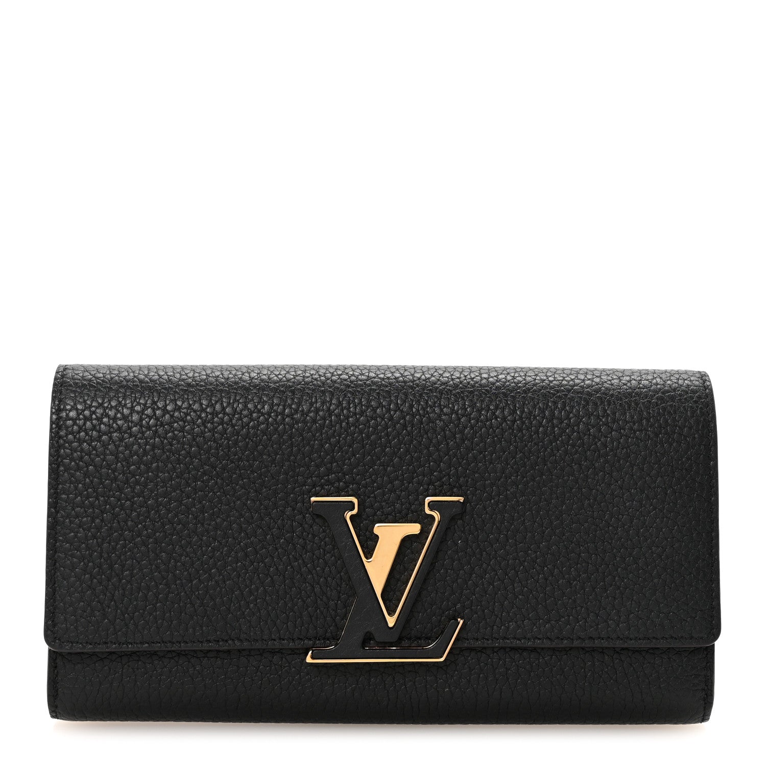 Louis Vuitton Taurillon Capucines Wallet Black 1 of 6