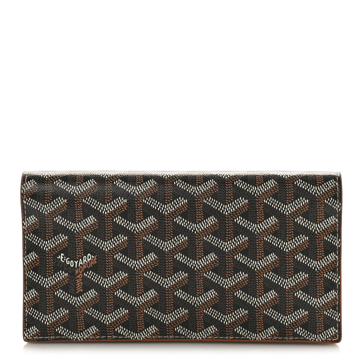 Goyardine Richelieu Wallet Black Gold
