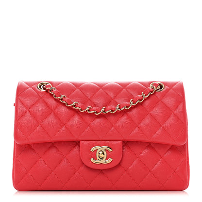 Chanel Caviar Quilted Small Double Flap Red 1 of 12