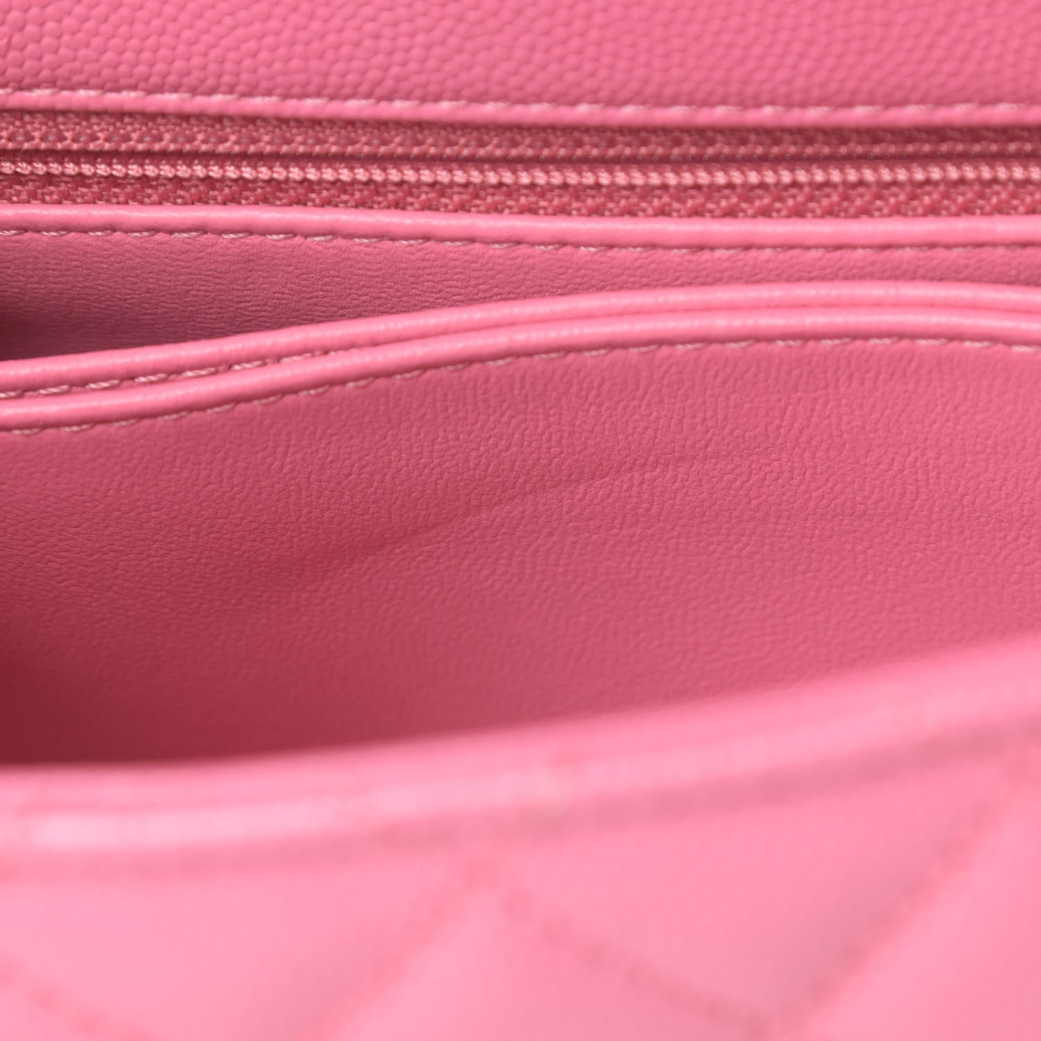 Chanel Caviar Lizard Embossed Quilted Mini Coco Handle Flap Pink 11 of 11