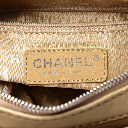 Chanel Lambskin Lax Accordion Hobo Beige 5 of 9