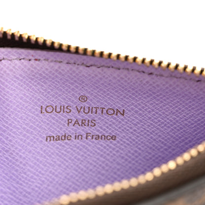 Louis Vuitton Monogram Zipped Romy Card Holder Bubble Tea 6 of 10